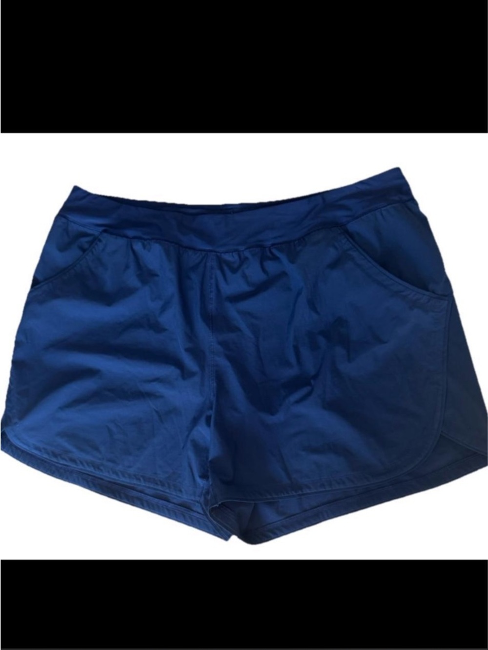 Lands' End Navy Blue Athletic Shorts